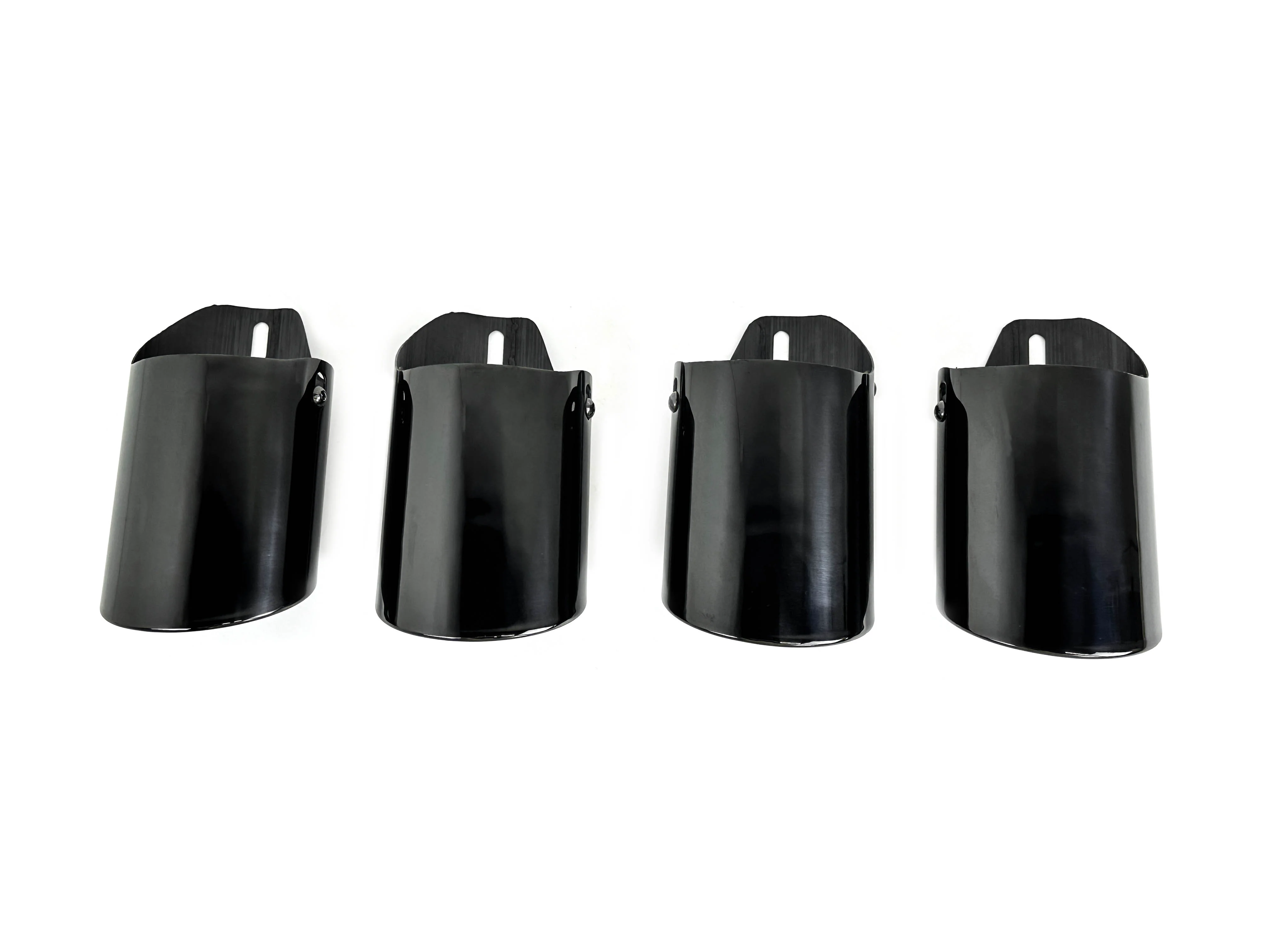 4pcs Black Exhaust Tips Pipe For Porsche 971 Panamera 4S Turbo 2017-2023 - Image 3