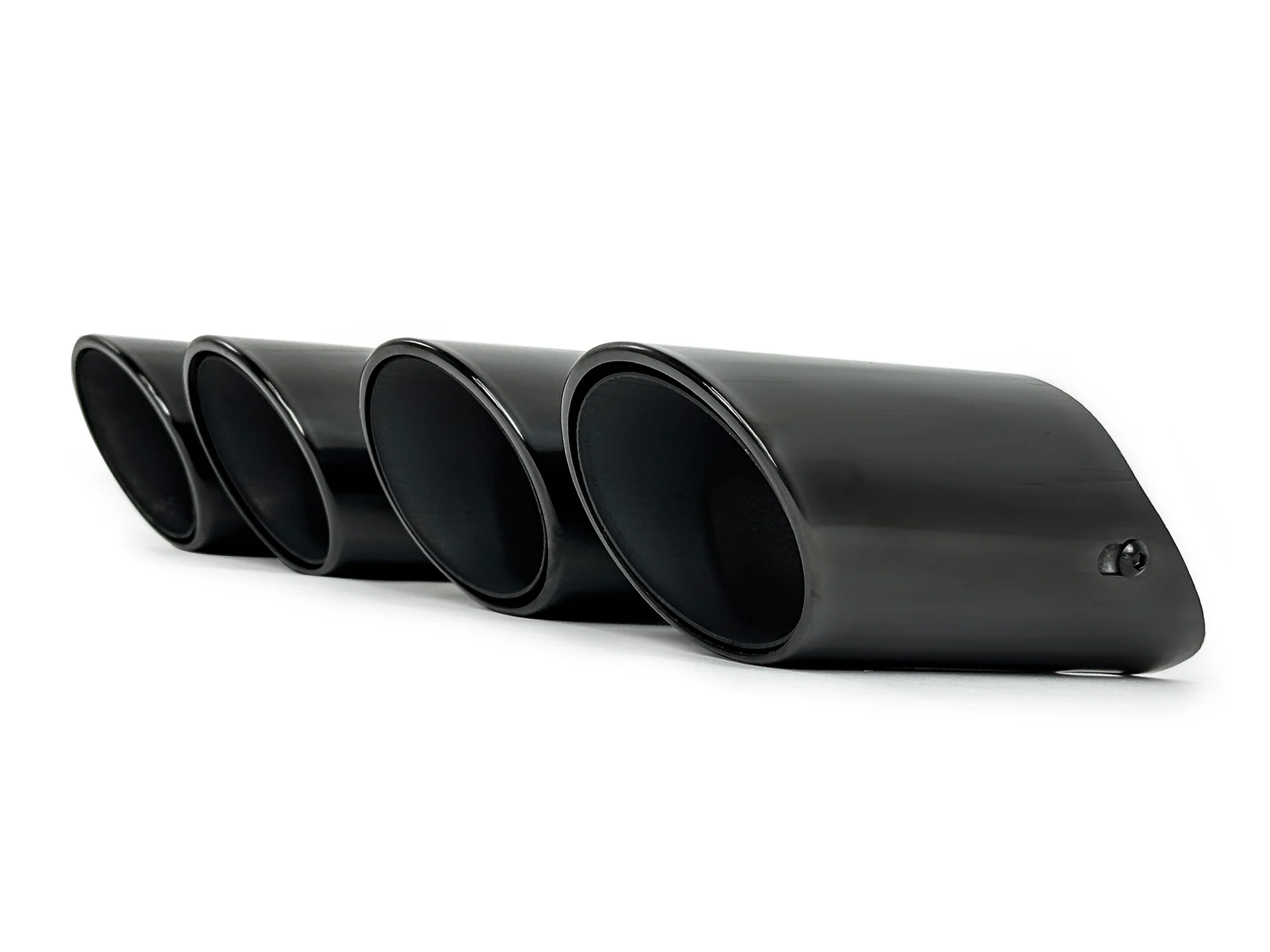 4pcs Black Exhaust Tips Pipe For Porsche 971 Panamera 4S Turbo 2017-2023 - Image 4