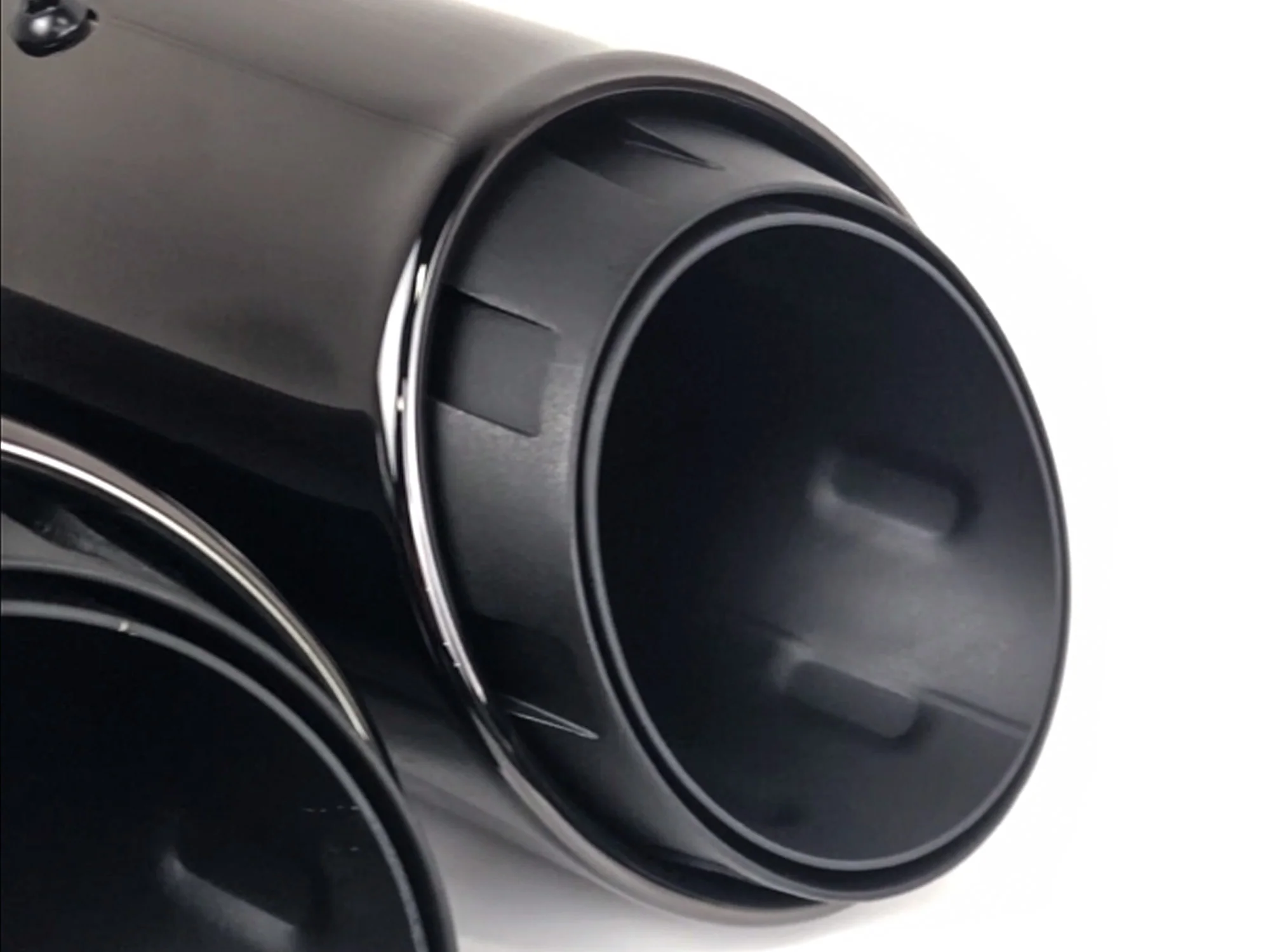 Black Exhaust Tips Twin Muffler Pipe for VW Touareg 2011-2018 - Image 7