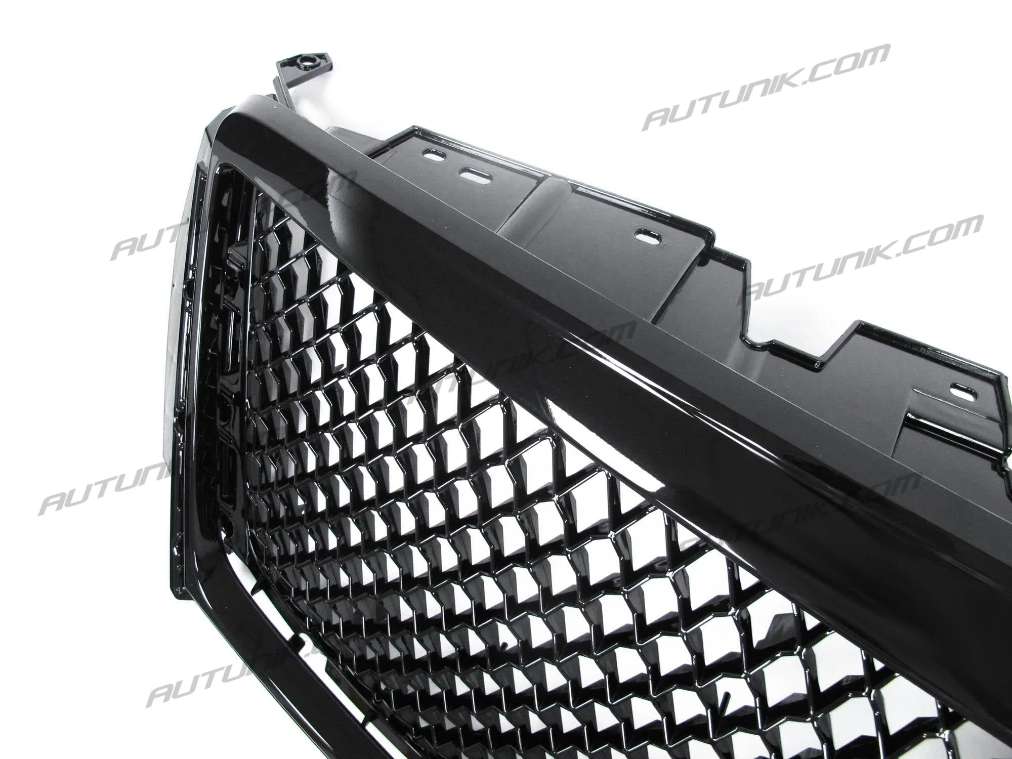 Black Front Upper Grille + Lower Grill w/ Frame for Cadillac XTS 2013-2017 fg150 - Image 10