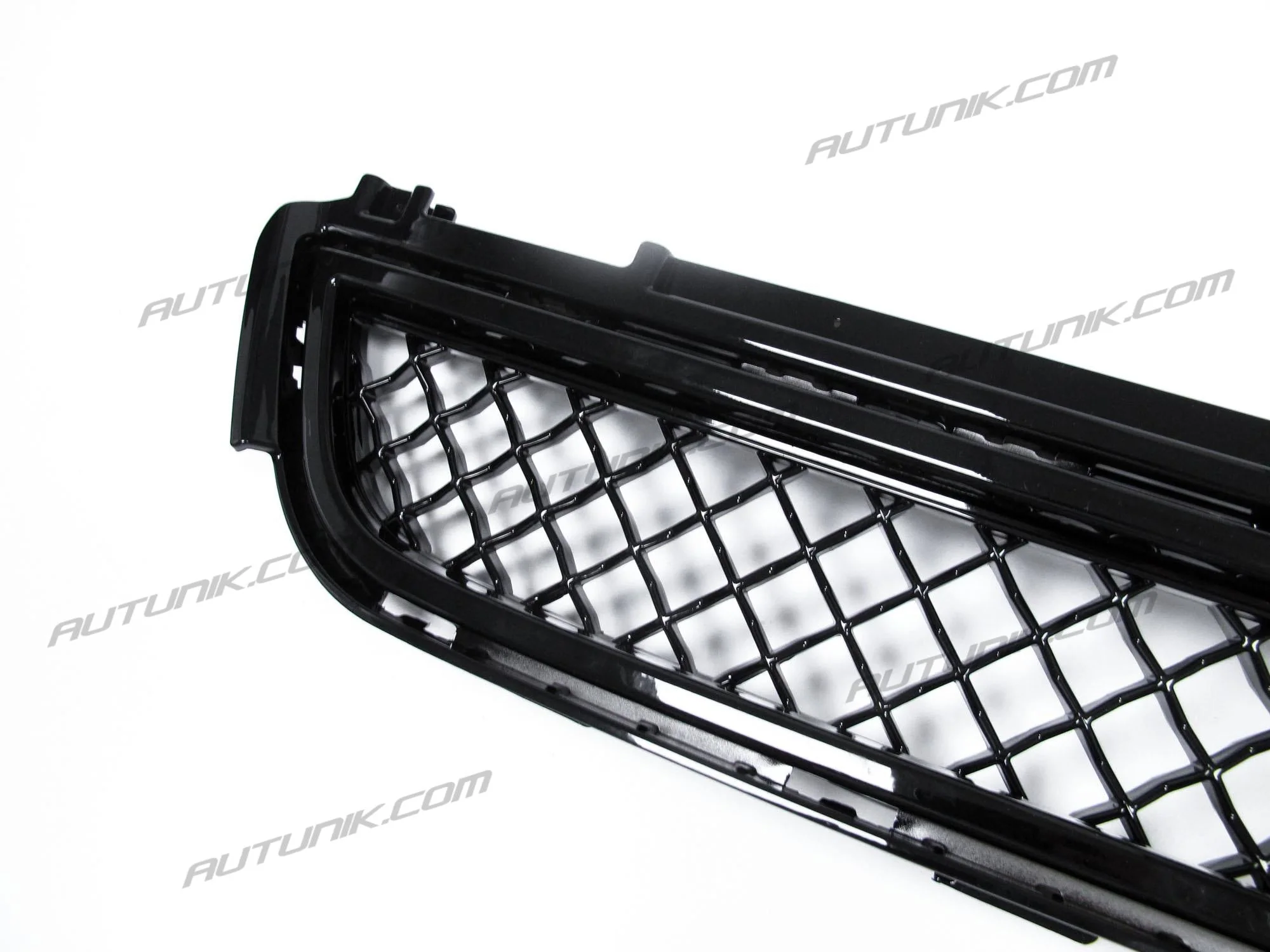 Black Front Upper Grille + Lower Grill w/ Frame for Cadillac XTS 2013-2017 w/o Camera - Image 12