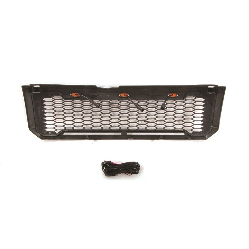 Black Front Bumper Upper Grille Radiator w/ Light Fits For 2008-2012 Ford Escape / Kuga - Image 5