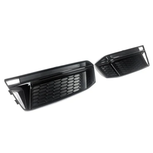 Pair Front Bumper Fog Light Grille Grill Cover for Audi A4 S-line S4 2017-2019 - Image 7