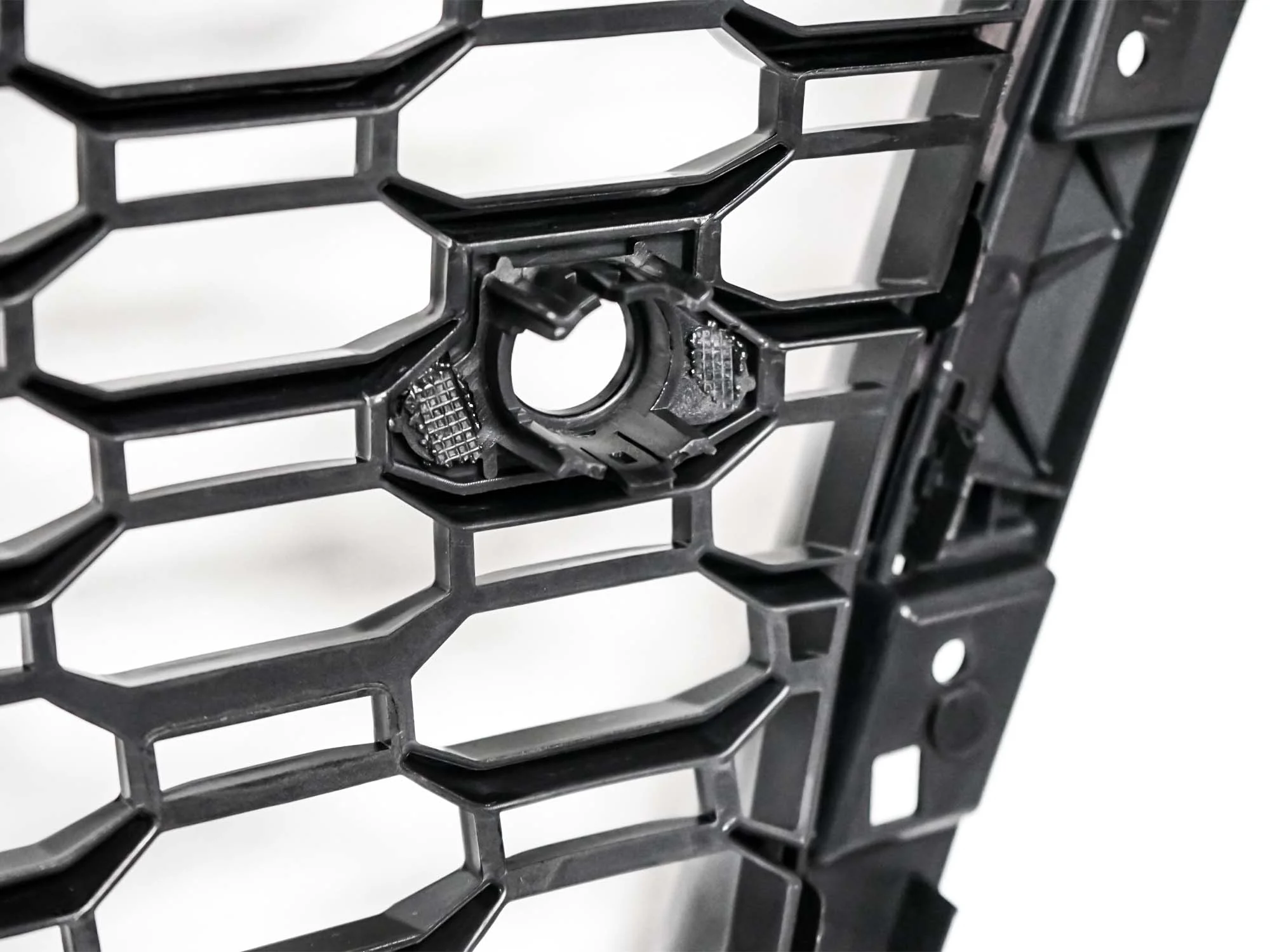 Honeycomb Mesh Hex Grille Black Fits 2017-18 Audi A4/S4 B9 RS4 Style - Image 11