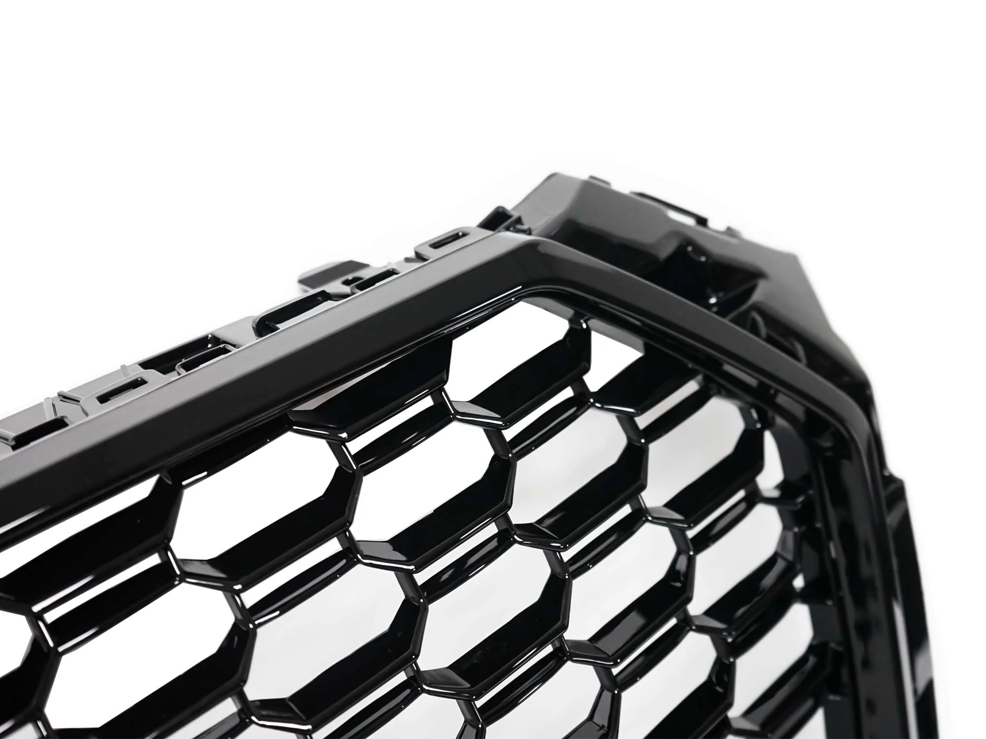 Honeycomb Mesh Hex Grille Black Fits 2017-18 Audi A4/S4 B9 RS4 Style - Image 9