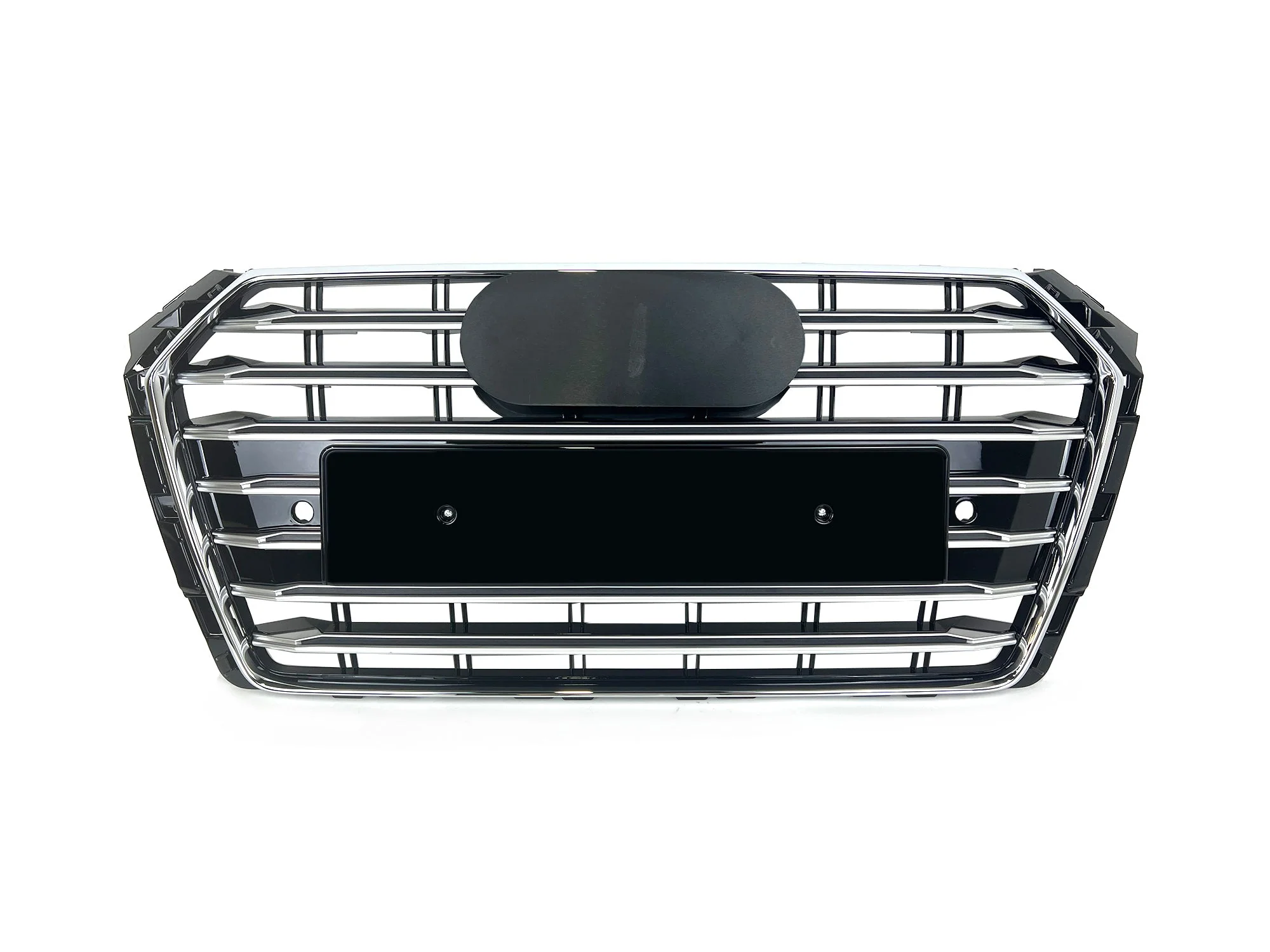 Chrome Front Bumper Grille Radiator S4 Style for Audi A4 B9 S4 2017-2019 - Image 4