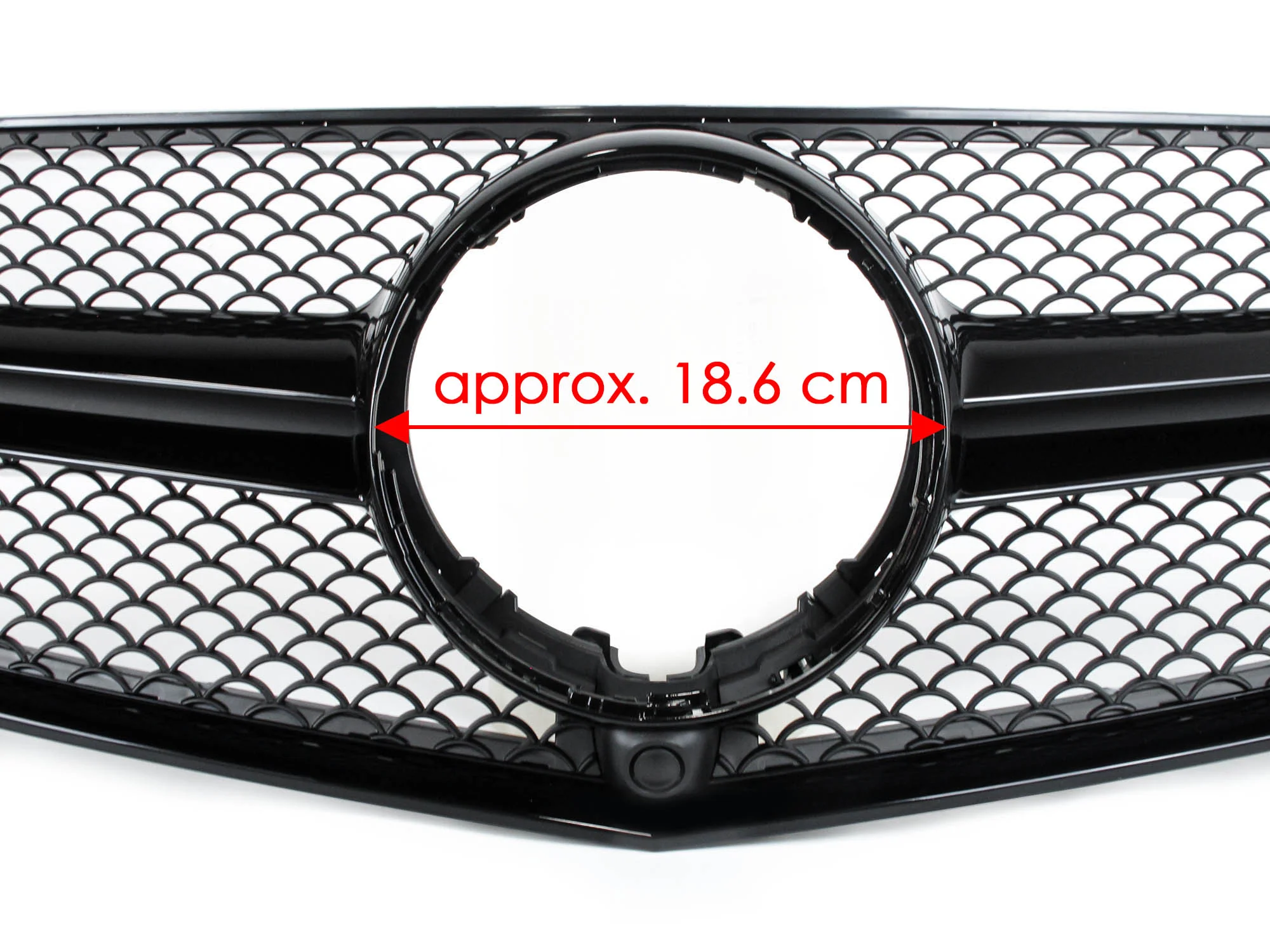 Black Front Mesh Grill fit for Mercedes C207 A207 Coupe 2014-2017 fg287 - Image 14