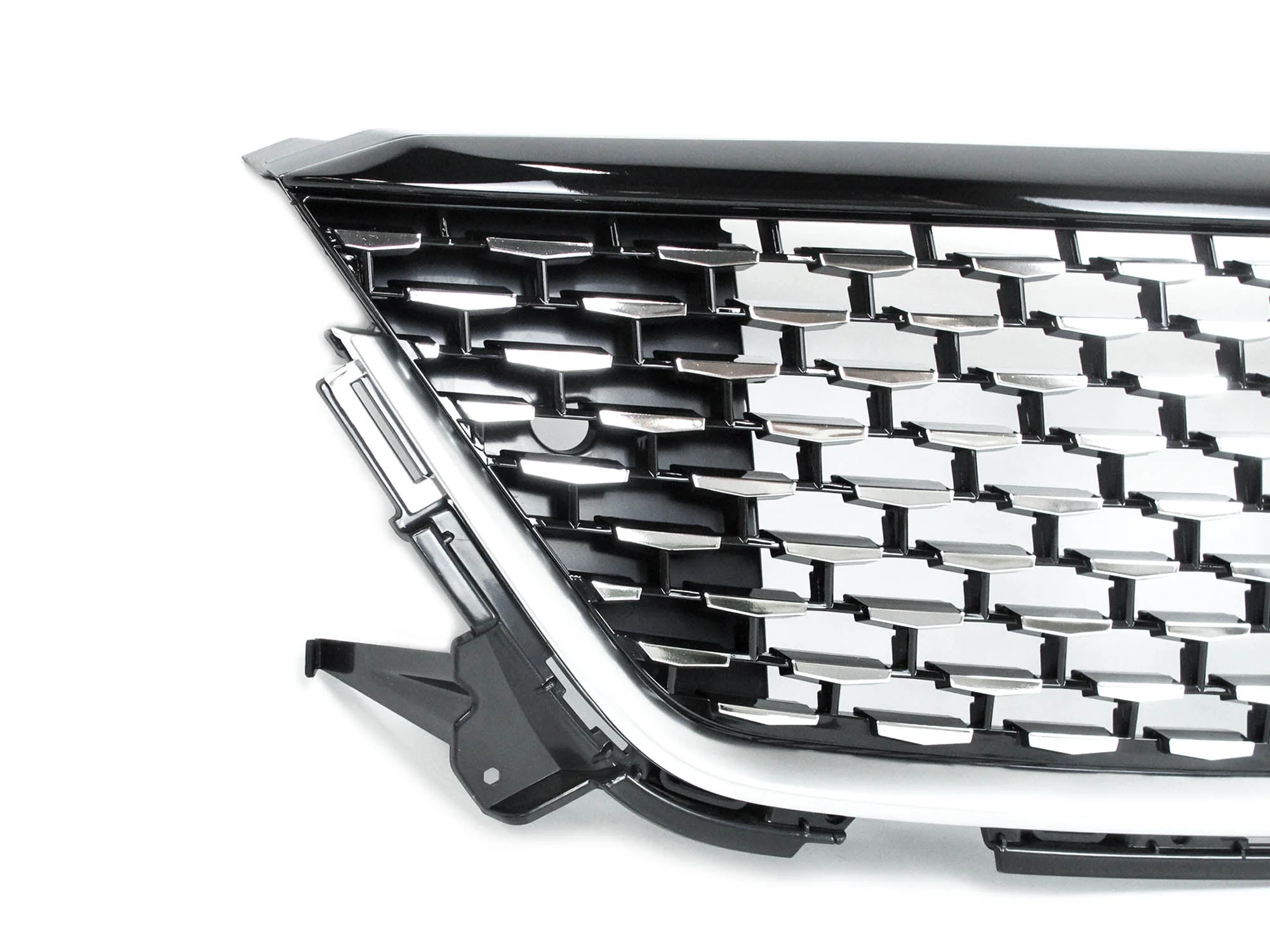Silver Diamond Front Grille for Cadillac CT4 2020-2024 - Image 6