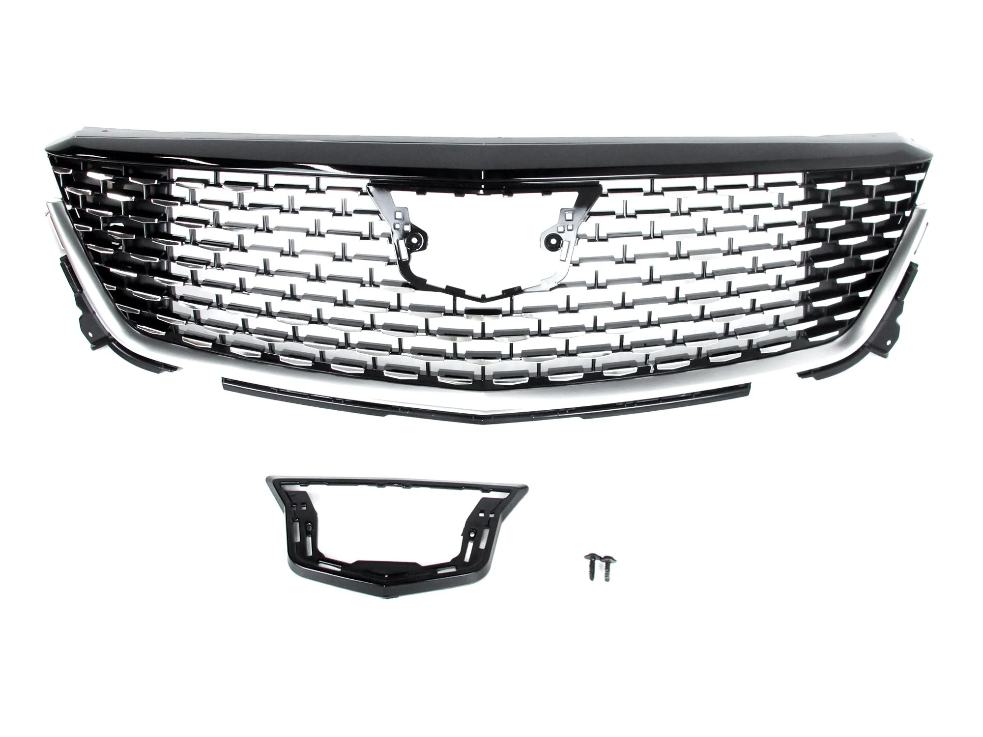 Silver Diamond Front Grille for Cadillac CT4 2020-2024 - Image 8