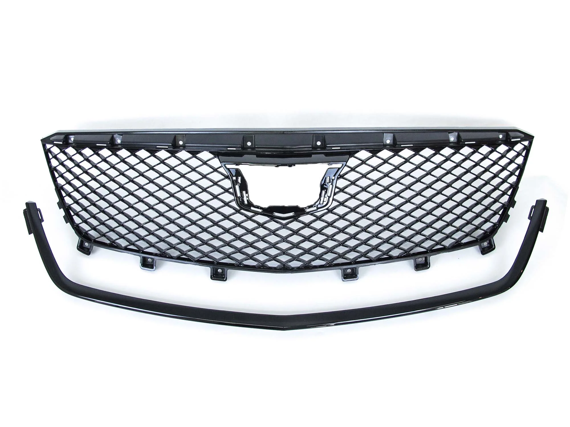 Blackwing Style Front Upper Grill For Cadillac CT4 2020-2024 No Cmaera Mount - Image 3