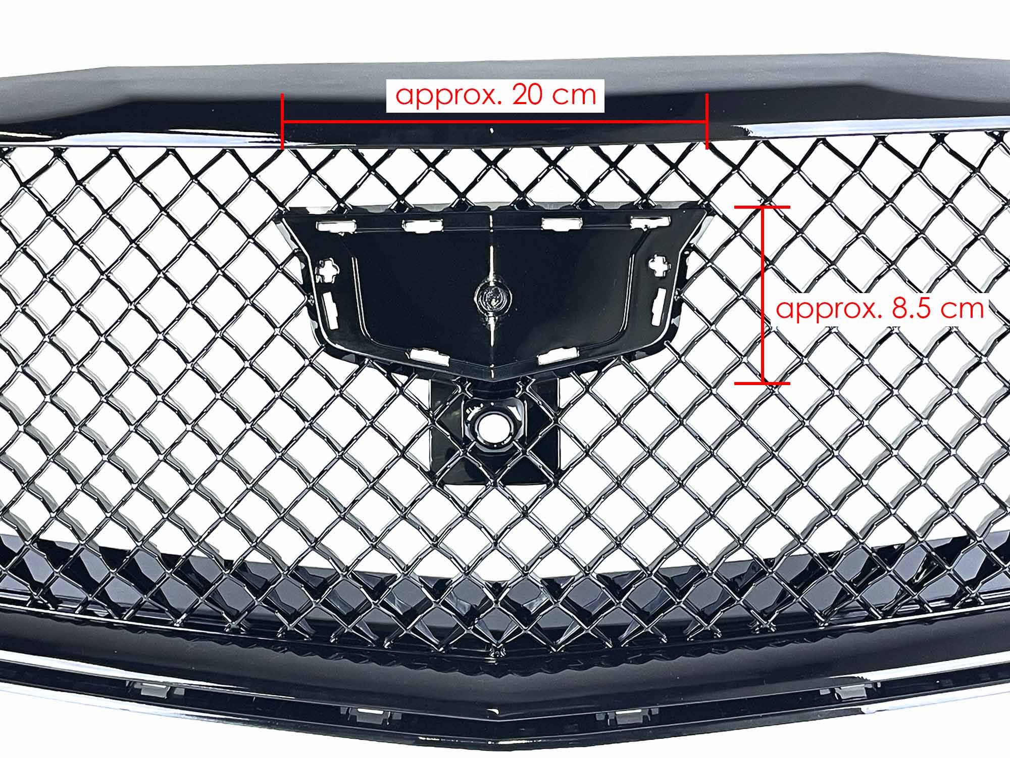 Black Front Upper Grill Honeycomb for Cadillac CT6 2016-2018 ( with frame) - Image 15