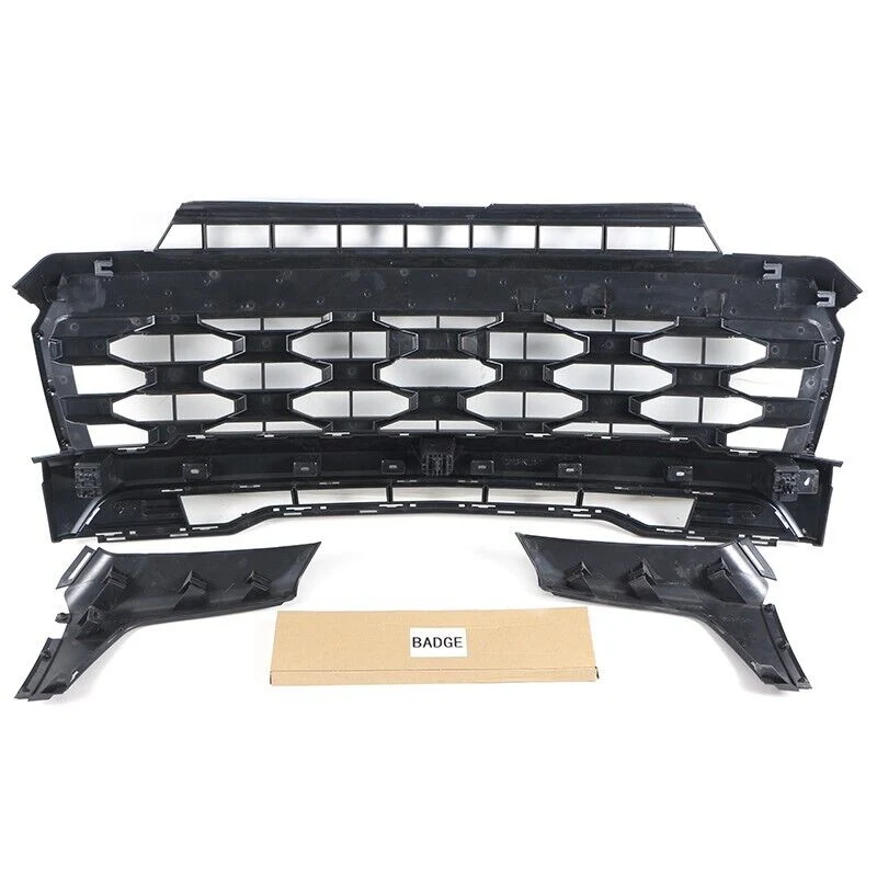Black Front Upper Grille w/LED Lights for Chevrolet Chevy Colorado 2023-2024 - Image 4