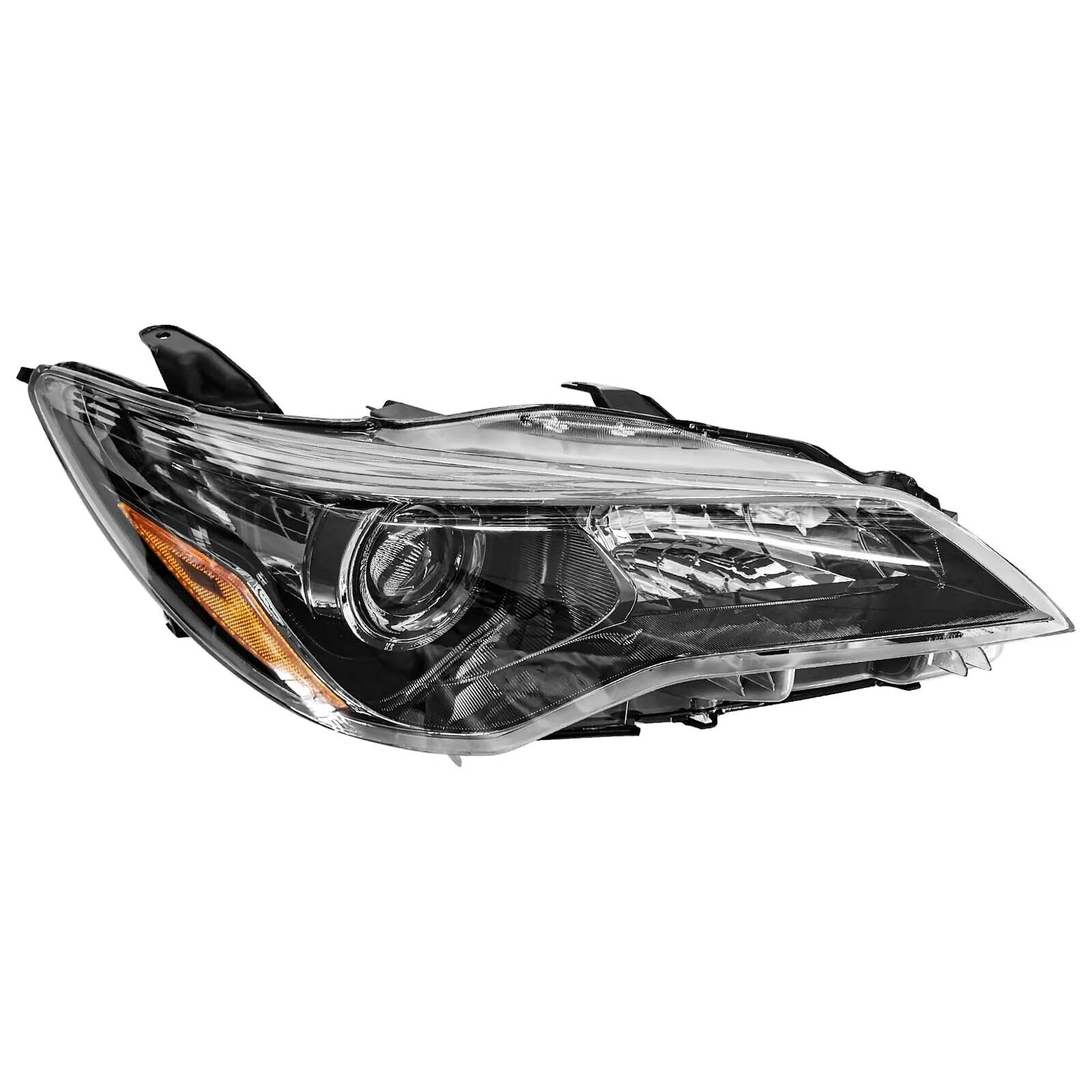 Black Halogen Headlight Set For Toyota Camry LE SE XLE XSE 2015-2017 - Image 3