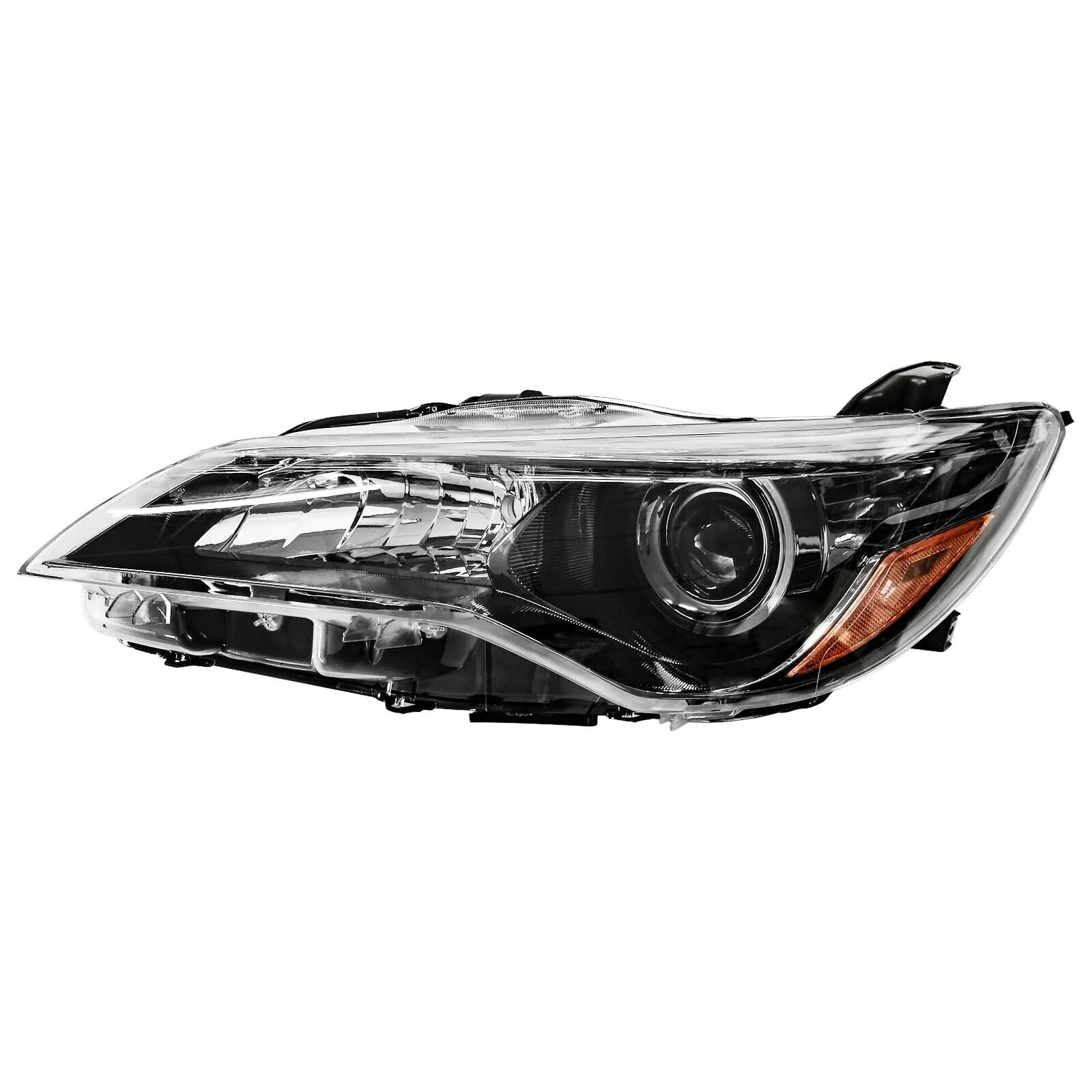 Black Halogen Headlight Set For Toyota Camry LE SE XLE XSE 2015-2017 - Image 4