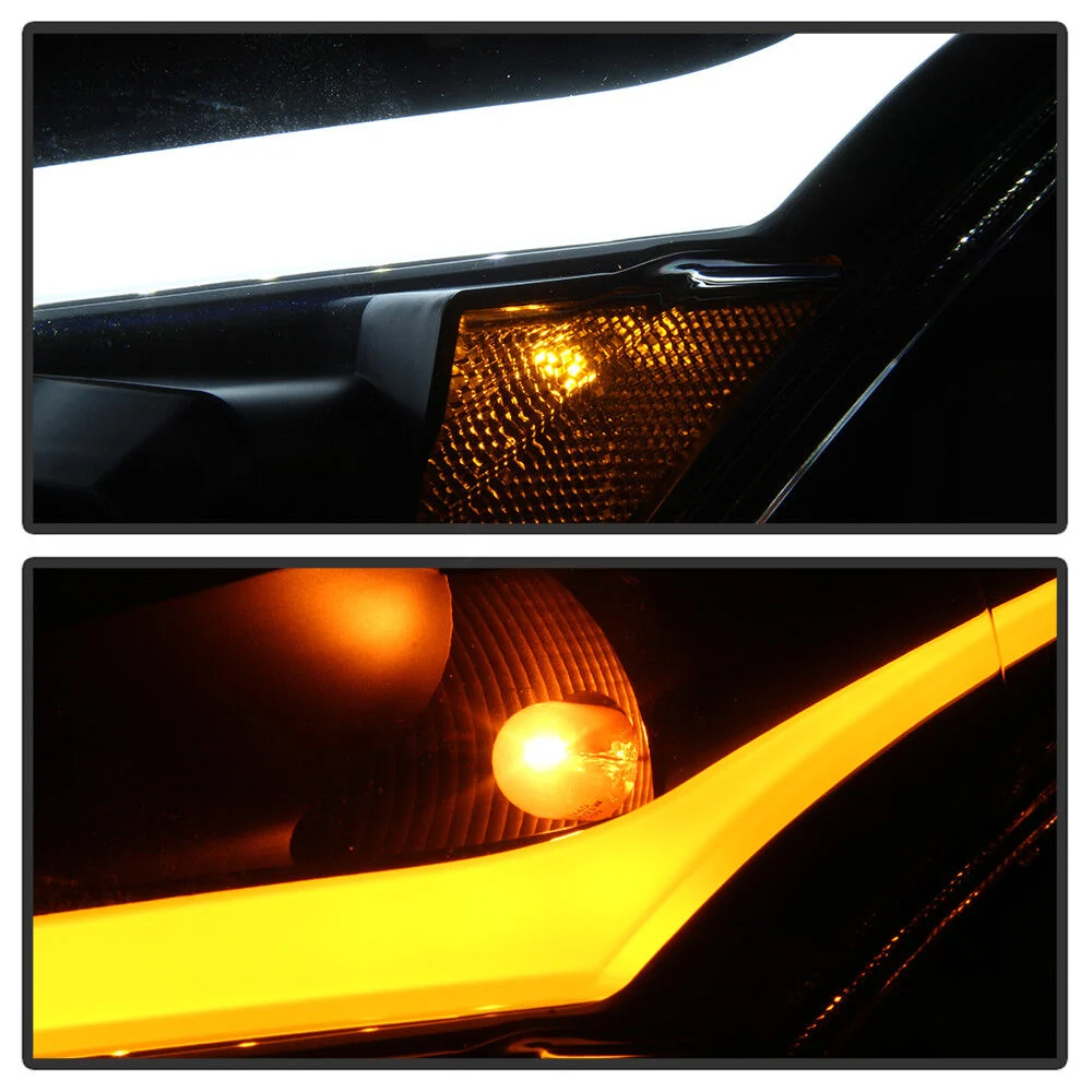 Black Headlights w/ LED Sequential Signal Switchback DRL For 2010-2013 Infiniti G37 G25 Q40 Sedan - Image 10