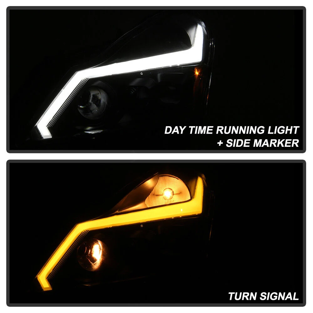 Black Headlights w/ LED Sequential Signal Switchback DRL For 2010-2013 Infiniti G37 G25 Q40 Sedan - Image 11