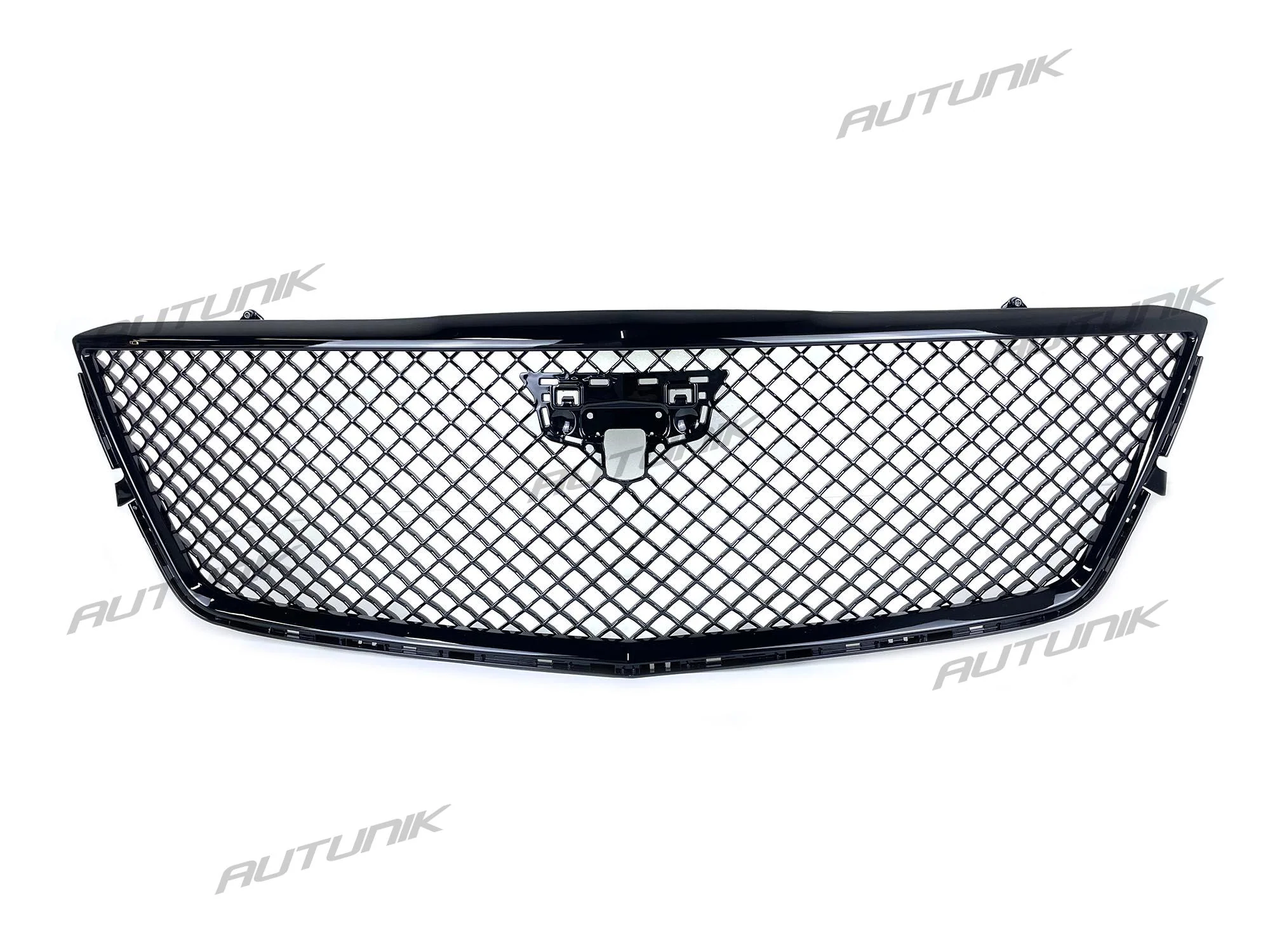 Black Honeycomb Front Mesh Grill for Cadillac CT6 2019-2022 ( with Frame) No Camera Hole - Image 4