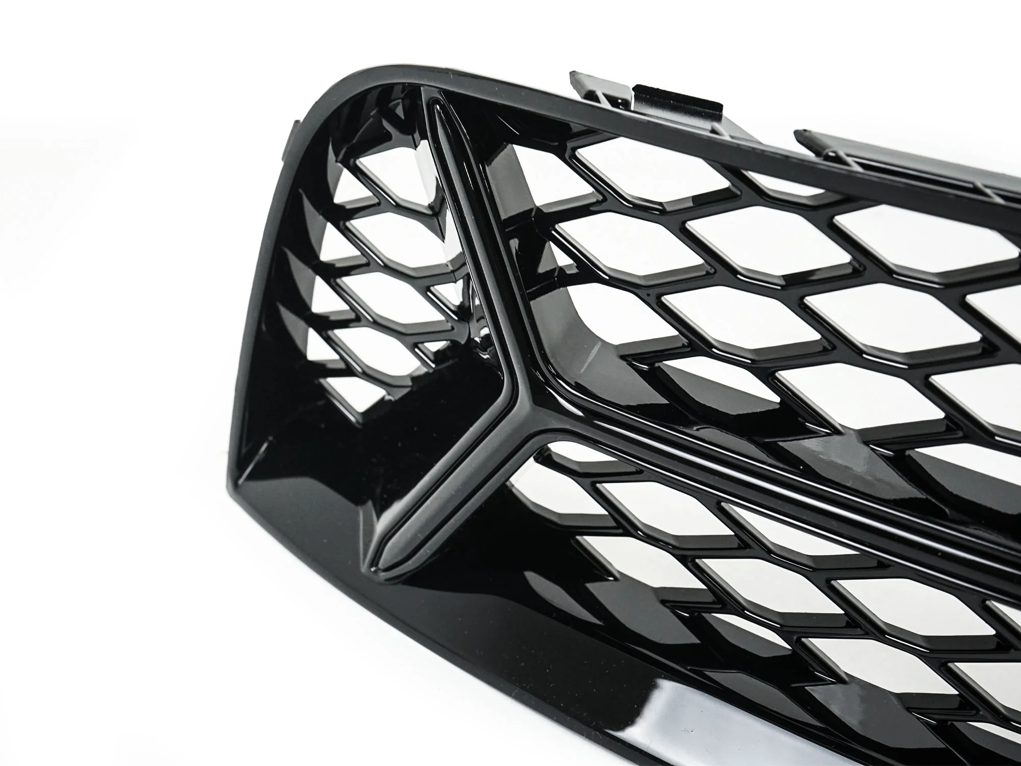 Gloss Black Fog Light Grilles Cover Pair For 2017–2020 Audi A3 8V Sedan (Non-S-Line) - Image 8