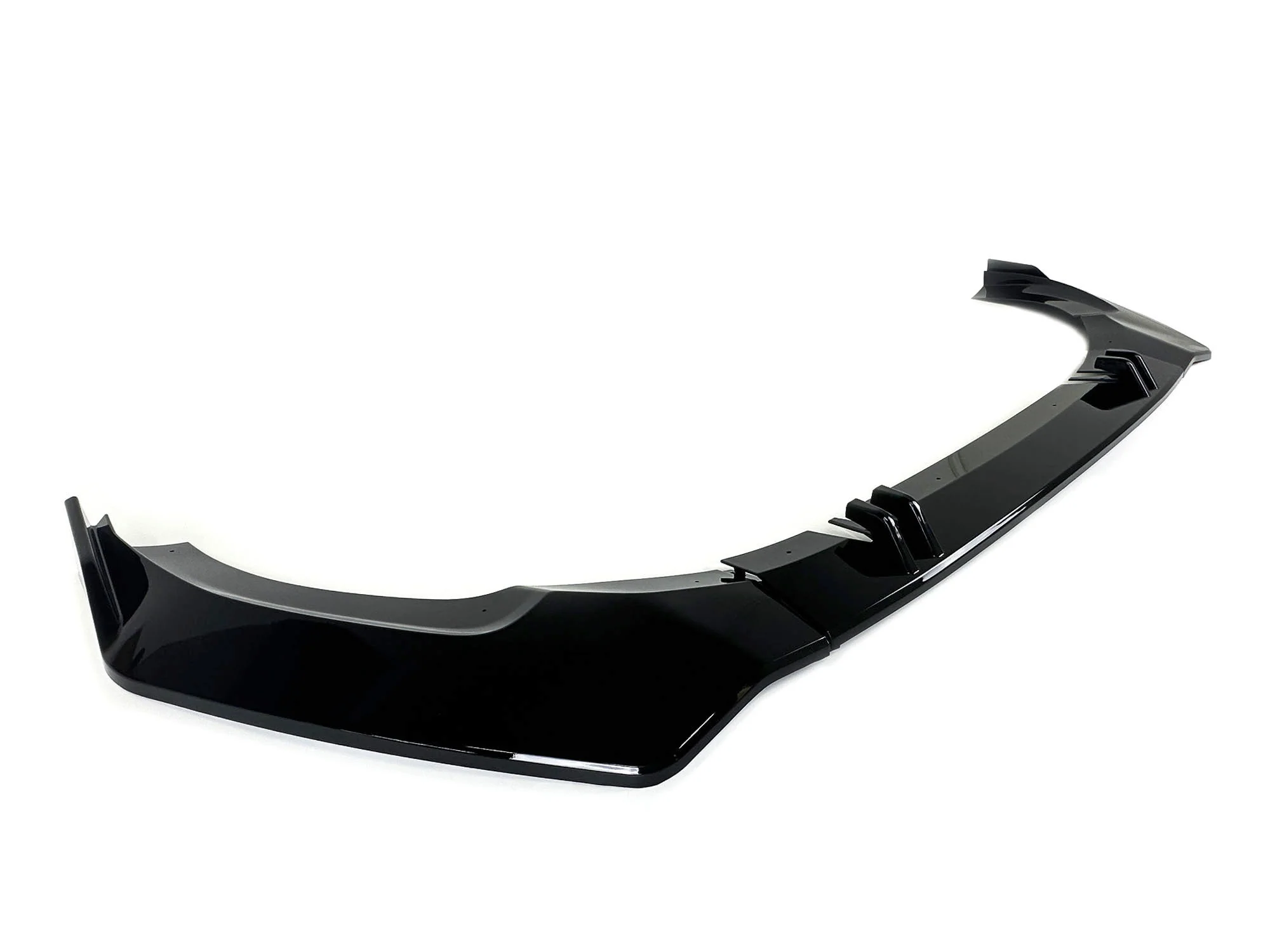 Glossy Black Front Bumper Lip for AUDI A5 B9 S-line F5 2021-2023 - Image 5