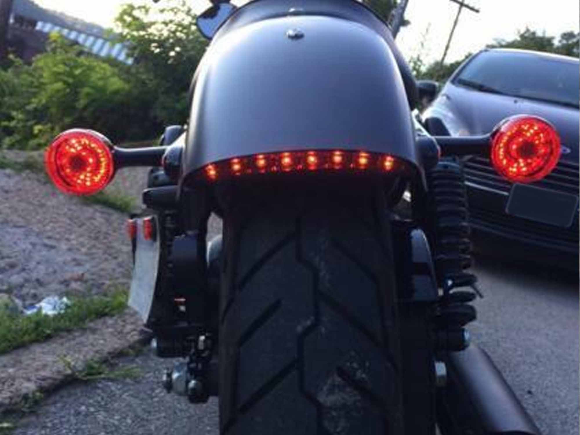 Bullet Style LED Rear Blinkers Turn Signal Lights Amber for Harley Sportster XL883 XL1200 1992–2022 - Image 3