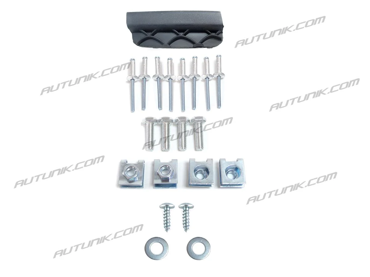 Rear Diffuser w/ Silver Exhaust Tips For Mercedes W205 Sedan C300 C43 AMG di1 - Image 11