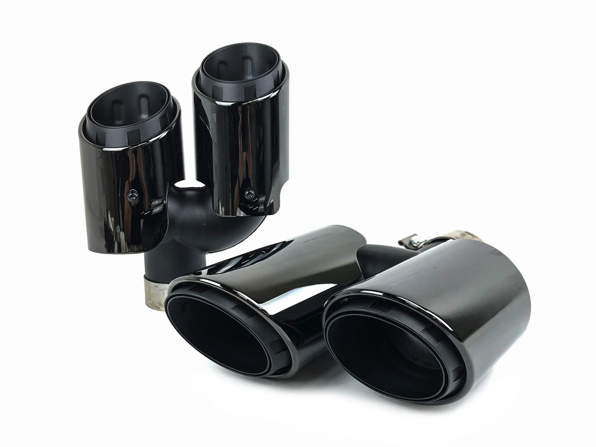 3-Layer Exhaust Tips for Porsche Macan Base 2.0T 2014-2018 Replacement - Image 10