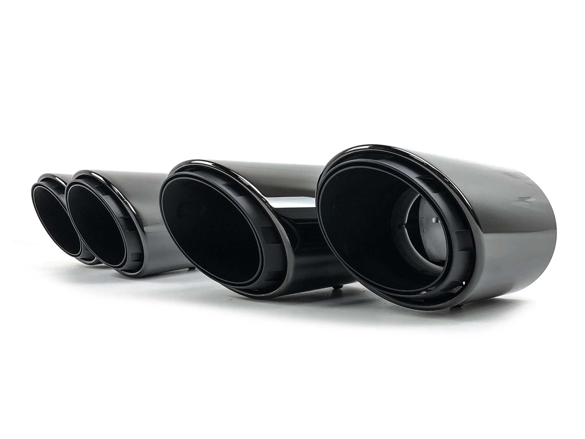 3-Layer Exhaust Tips for Porsche Macan Base 2.0T 2014-2018 Replacement - Image 7
