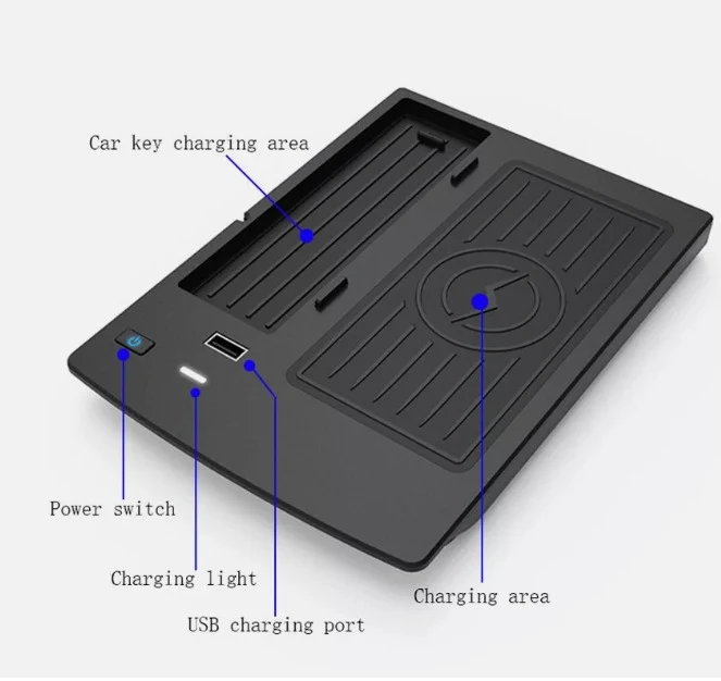 Car Wireless Phone Charger for Honda Accord 2018-2022 Center Console Charging - Image 5