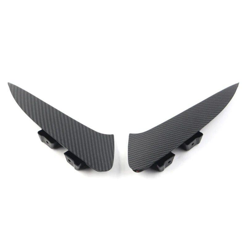 For 2020-2023 Mercedes CLA C118 AMG Bumper Carbon Fiber Look Rear Splitter Canard Air Vents - Image 5
