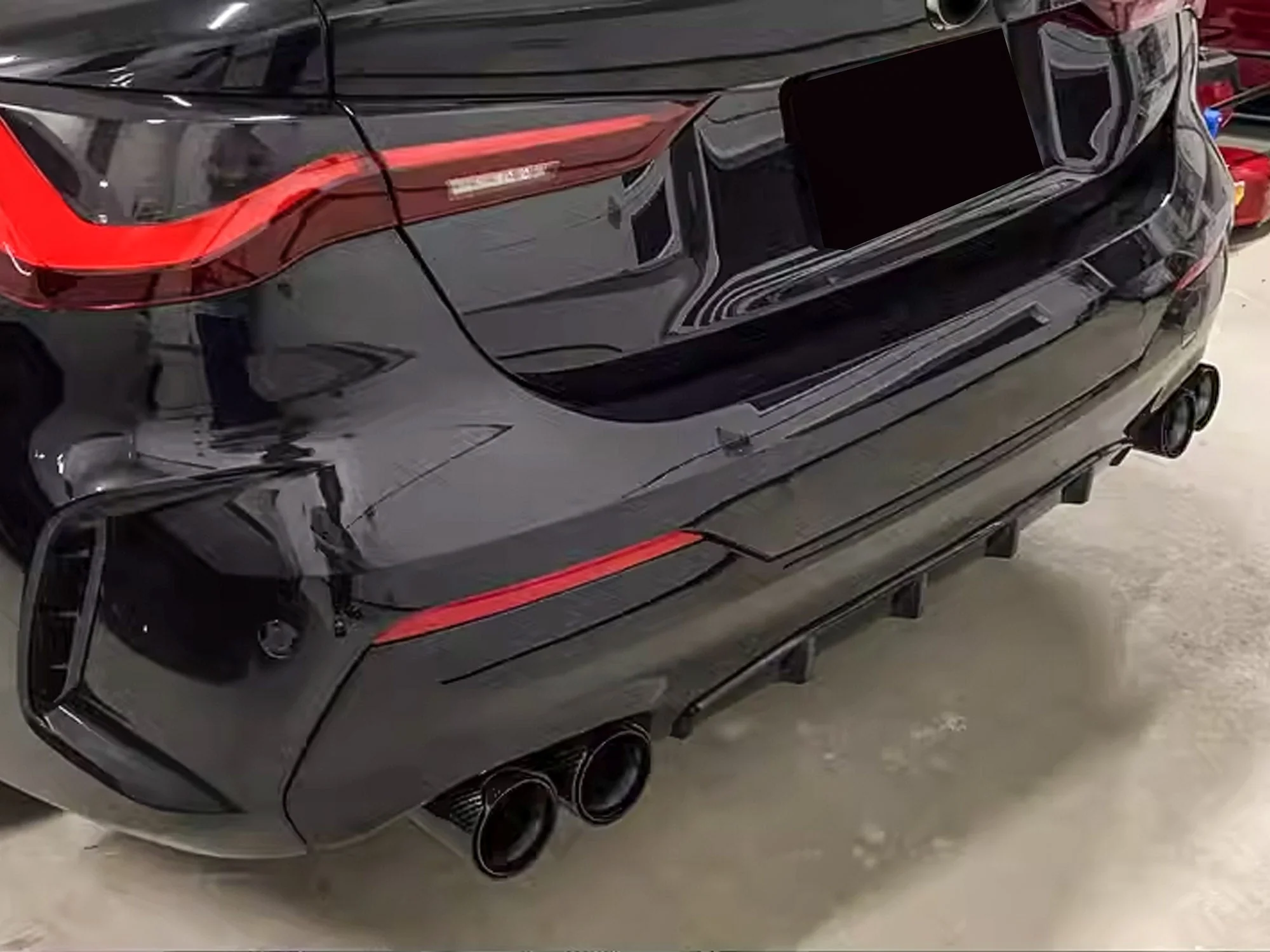 Dual 2.35" Inlet Carbon Exhaust Tip For BMW 3 Series E90 E92 F30 325i 328i 330i 320i 2005-2018 - Image 4
