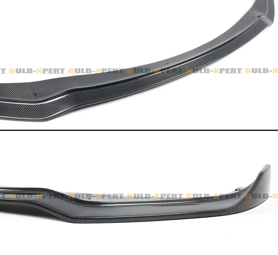 Carbon Fiber Front Bumper Lip Splitter Kit for Infiniti Q50 Base Premium 2014-2017 - Image 3