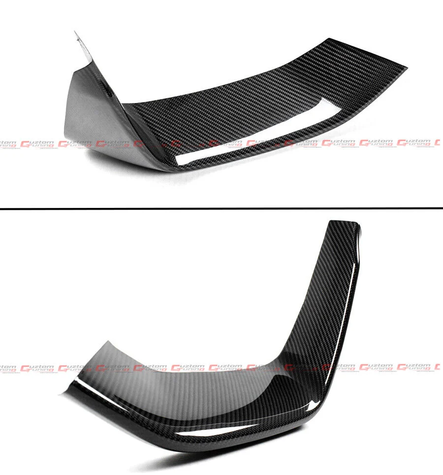 Carbon Fiber Front Lower Splitter + Bumper Upper Fang fit for BMW F80 M3 M4 F82 F83 - Image 3