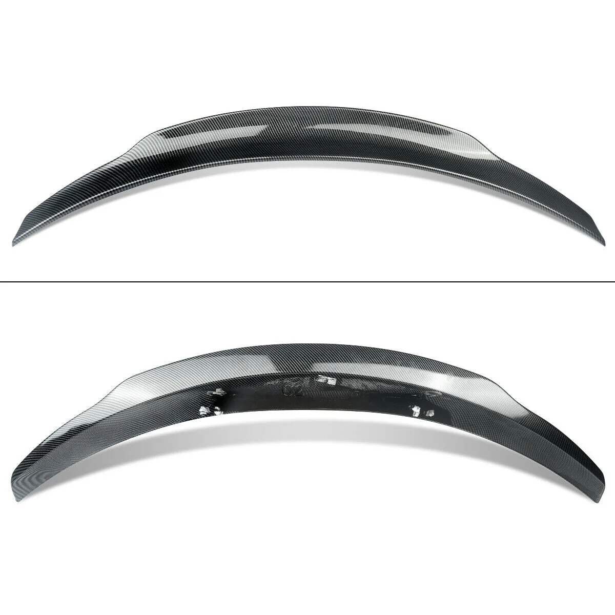 Carbon Look Trunk Spoiler For Mercedes W205 C205 Coupe C200 C300 C43 C63 2015-2023 - Image 13