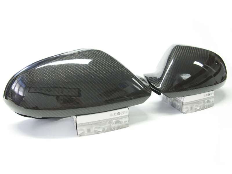Real Carbon Fiber Mirror Covers Replace for AUDI A6 C7 S6 RS6 2012-2018 No Lane Assist - Image 7