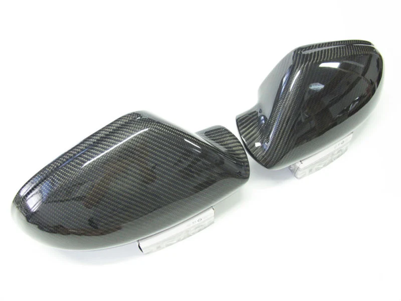 Real Carbon Fiber Mirror Covers Replace for AUDI A6 C7 S6 RS6 2012-2018 No Lane Assist - Image 8