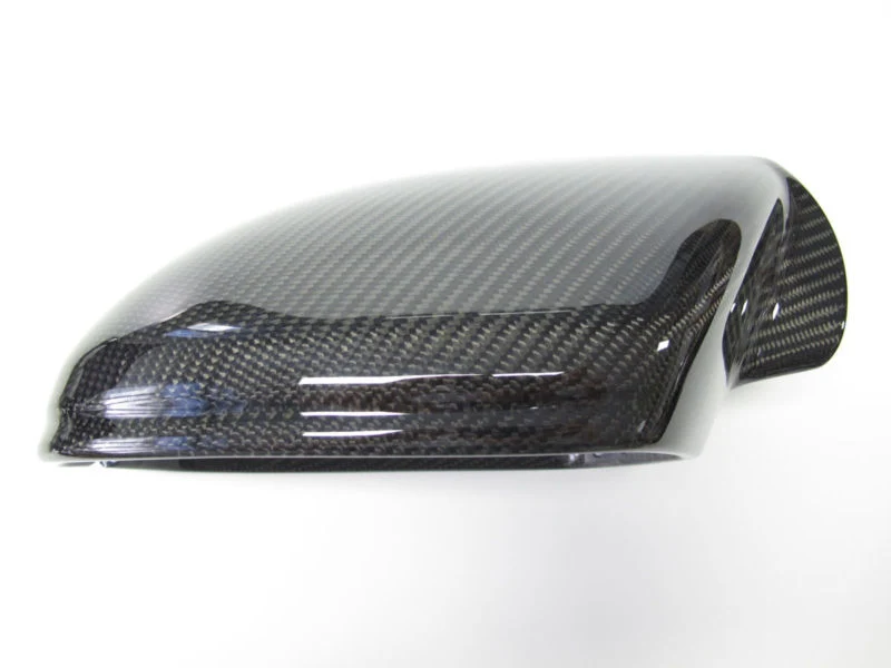 Real Carbon Fiber Mirror Covers Replace for AUDI A6 C7 S6 RS6 2012-2018 No Lane Assist - Image 9