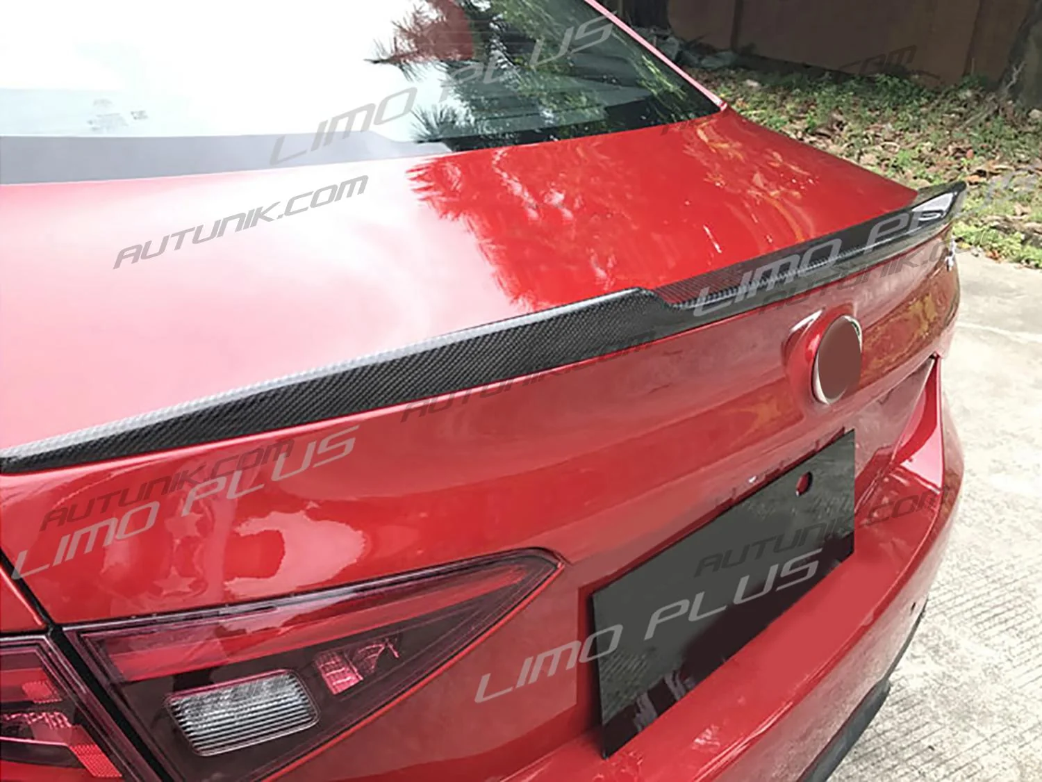 Real Carbon Fiber Rear Trunk Lip Spoiler For Alfa Romeo Giulia 952 Sedan 2016-2021 af1 - Image 5