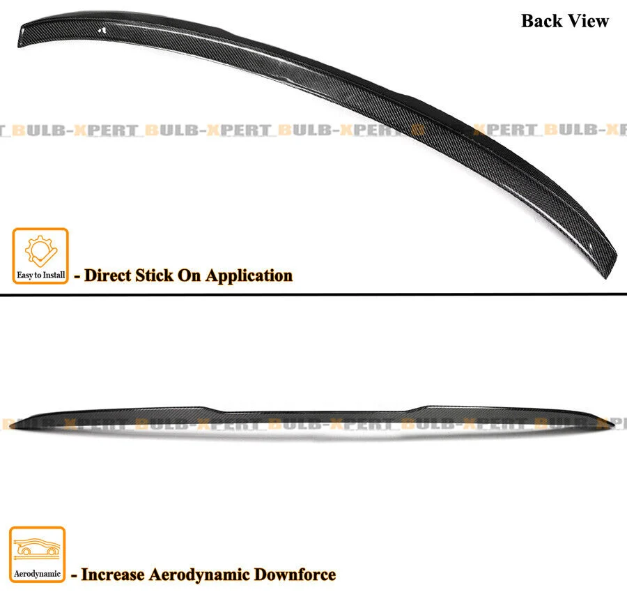 Carbon Fiber Rear Trunk Spoiler Wing For 2019-2025 BMW 3-Series G20 330i m340i G80 M3 - Image 2