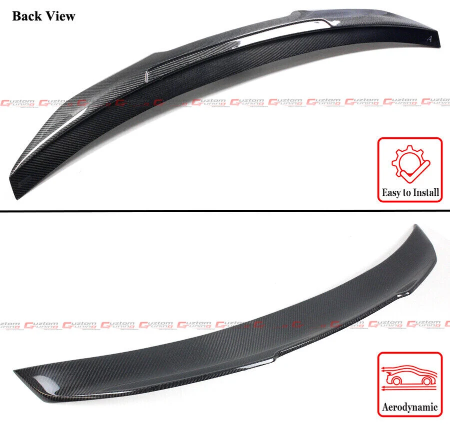 Carbon Fiber Rear Trunk Spoiler Wing For 2019-2025 BMW 8-Series G16 M8 F93 Gran Coupe 4-Door - Image 2