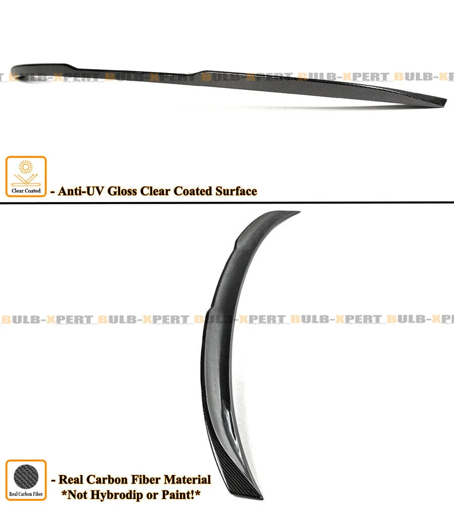 Carbon Fiber Rear Trunk Spoiler Wing For 2021-2025 BMW 4-Sereis G22 430i G82 M4 Coupe - Image 3