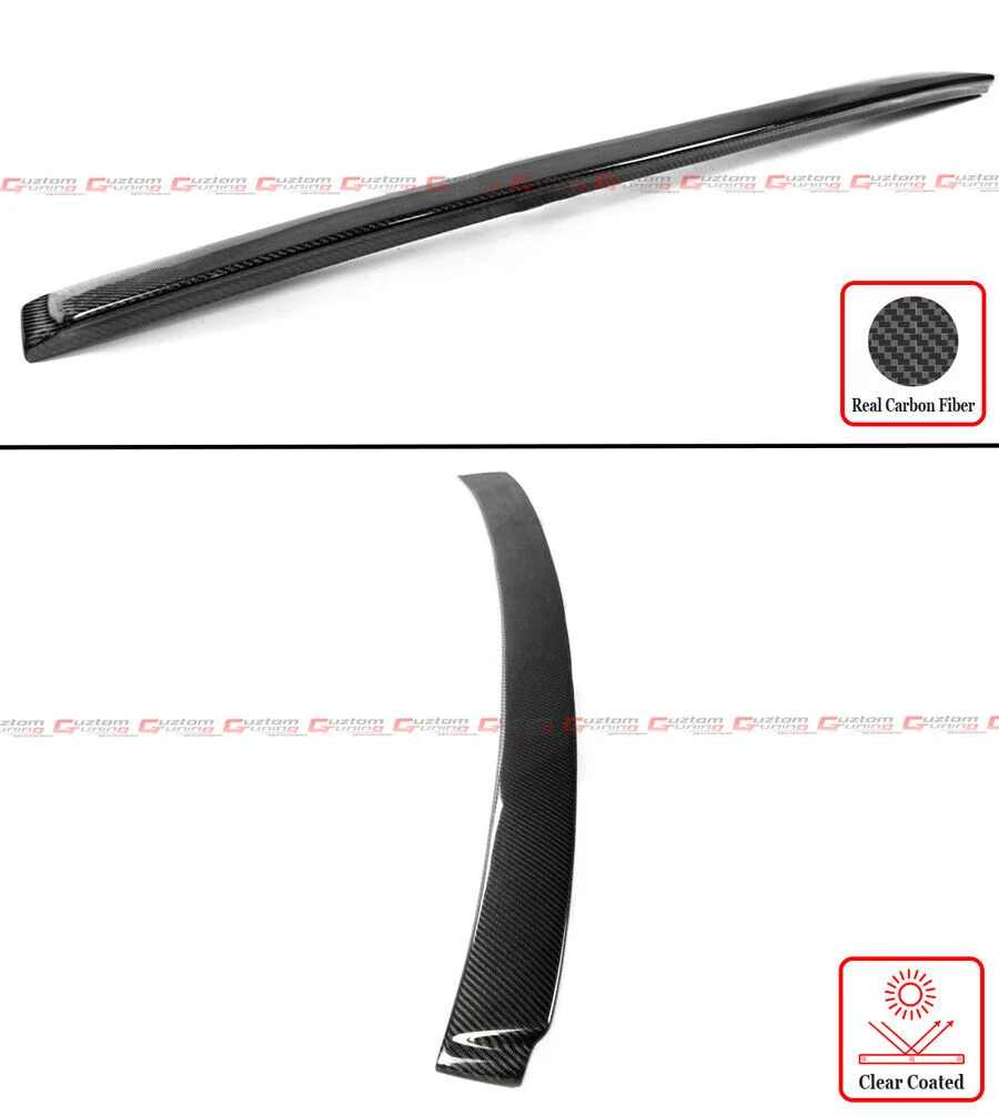 Carbon Fiber Rear Window Roof Spoiler + Trunk Spoiler Wing For 2017-2023 BMW F90 G30 - Image 5