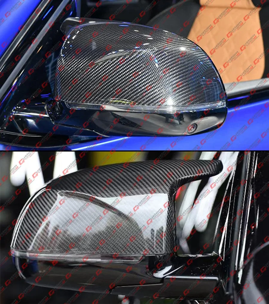 Carbon Fiber Replacement Mirror Caps Cover For BMW F98 X4M F95 X5M F96 X6M M40i M60i - Image 7