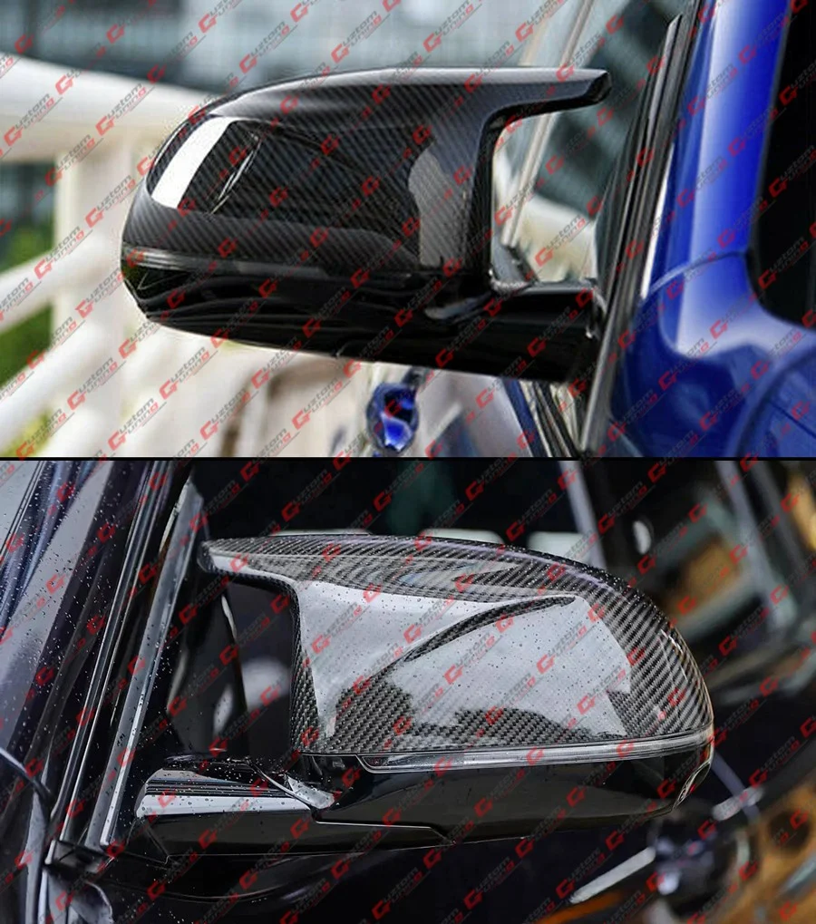 Carbon Fiber Replacement Mirror Caps Cover For BMW F98 X4M F95 X5M F96 X6M M40i M60i - Image 8