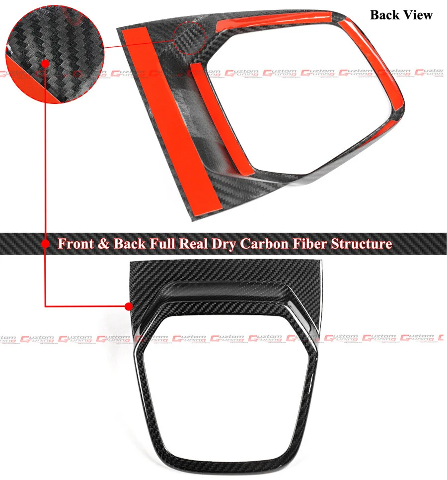 Carbon Fiber Shift Gear Console Panel Trim for 2022–2026 Subaru BRZ Toyota GR86 Auto - Image 3