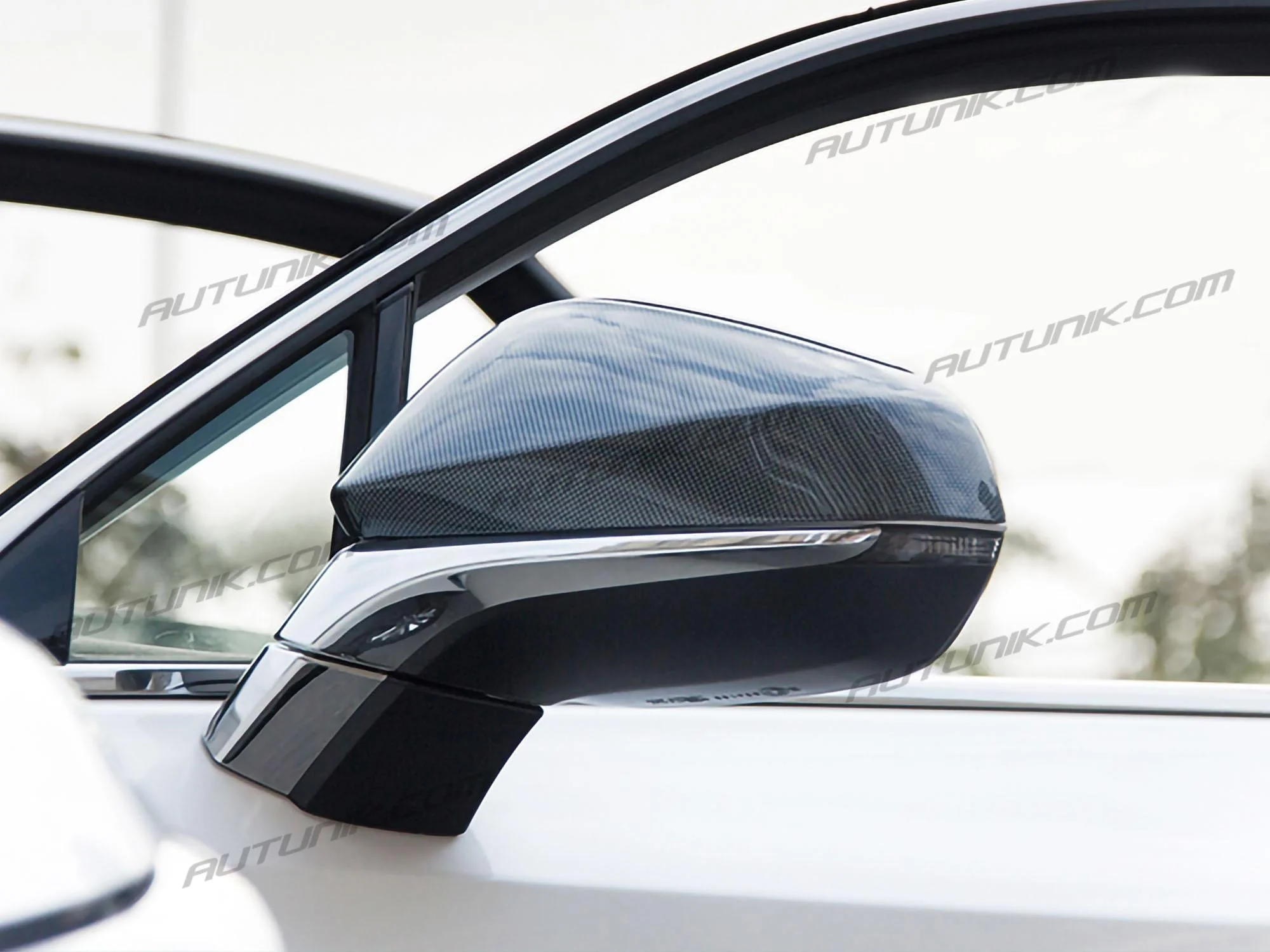 Real Carbon Fiber Side Mirror Cover Caps for Lexus RX350 RX450H NX200 NX300 2015-2021 - Image 3