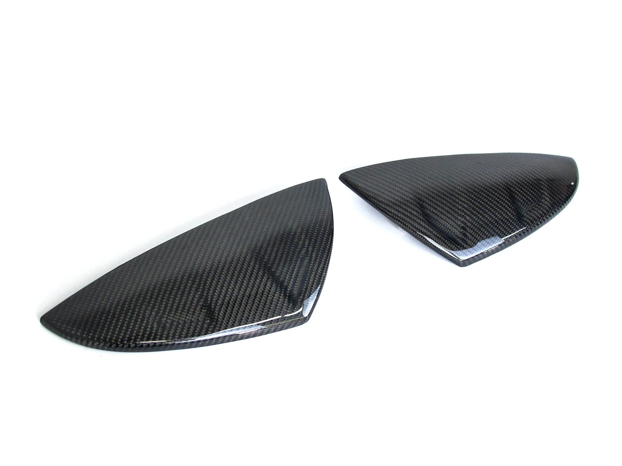 M Style Carbon Fiber Mirror Caps for Lexus IS ES RC LC LS UX IS300 IS350 2021-2026 - Image 5