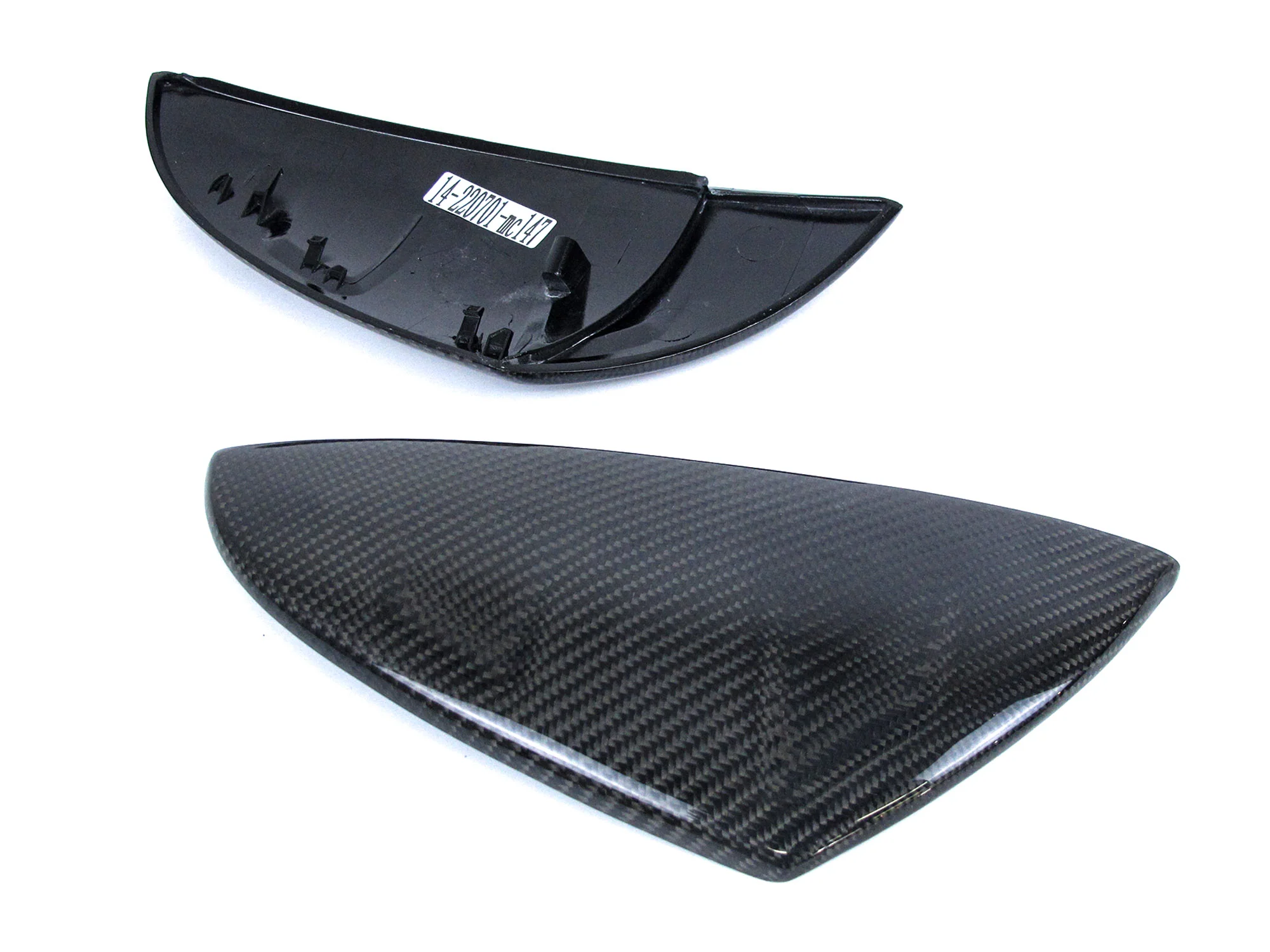 M Style Carbon Fiber Mirror Caps for Lexus IS ES RC LC LS UX IS300 IS350 2021-2026 - Image 6