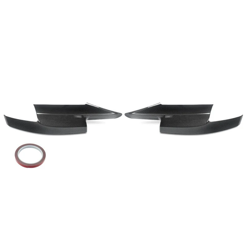 For 2010-2016 BMW F10 M5 Only Carbon Fiber Look Front Bumper Corner Splitter Side Canards - Image 6