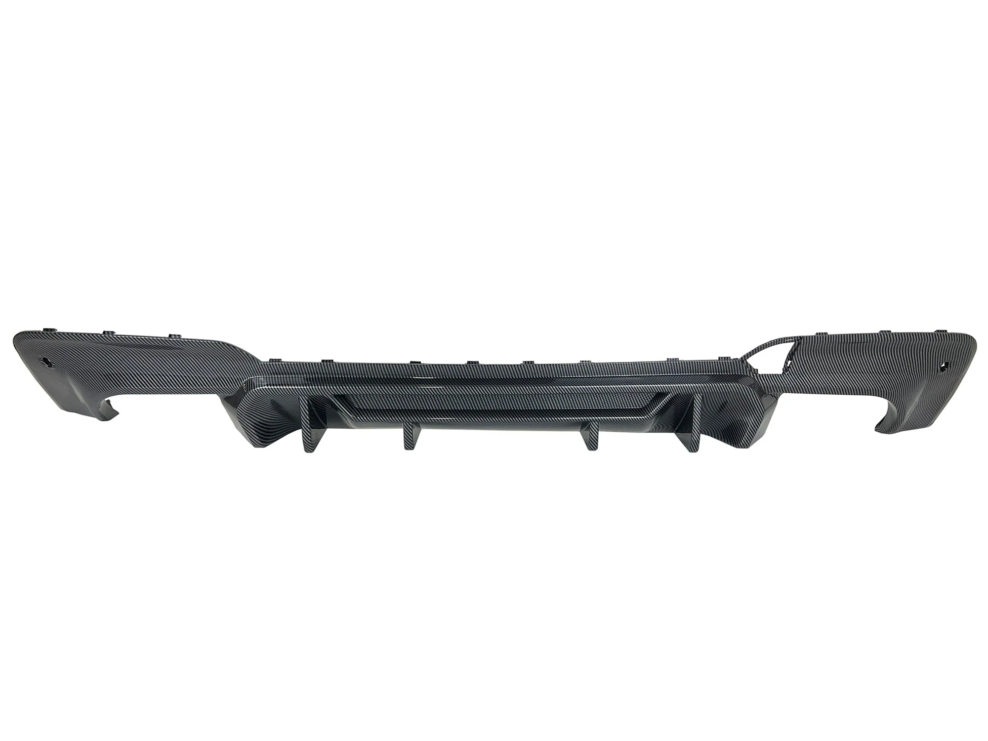 Carbon Look Rear Diffuser For BMW X3 G01 M40i M-Sport Bumper 2019-2021 - Image 3