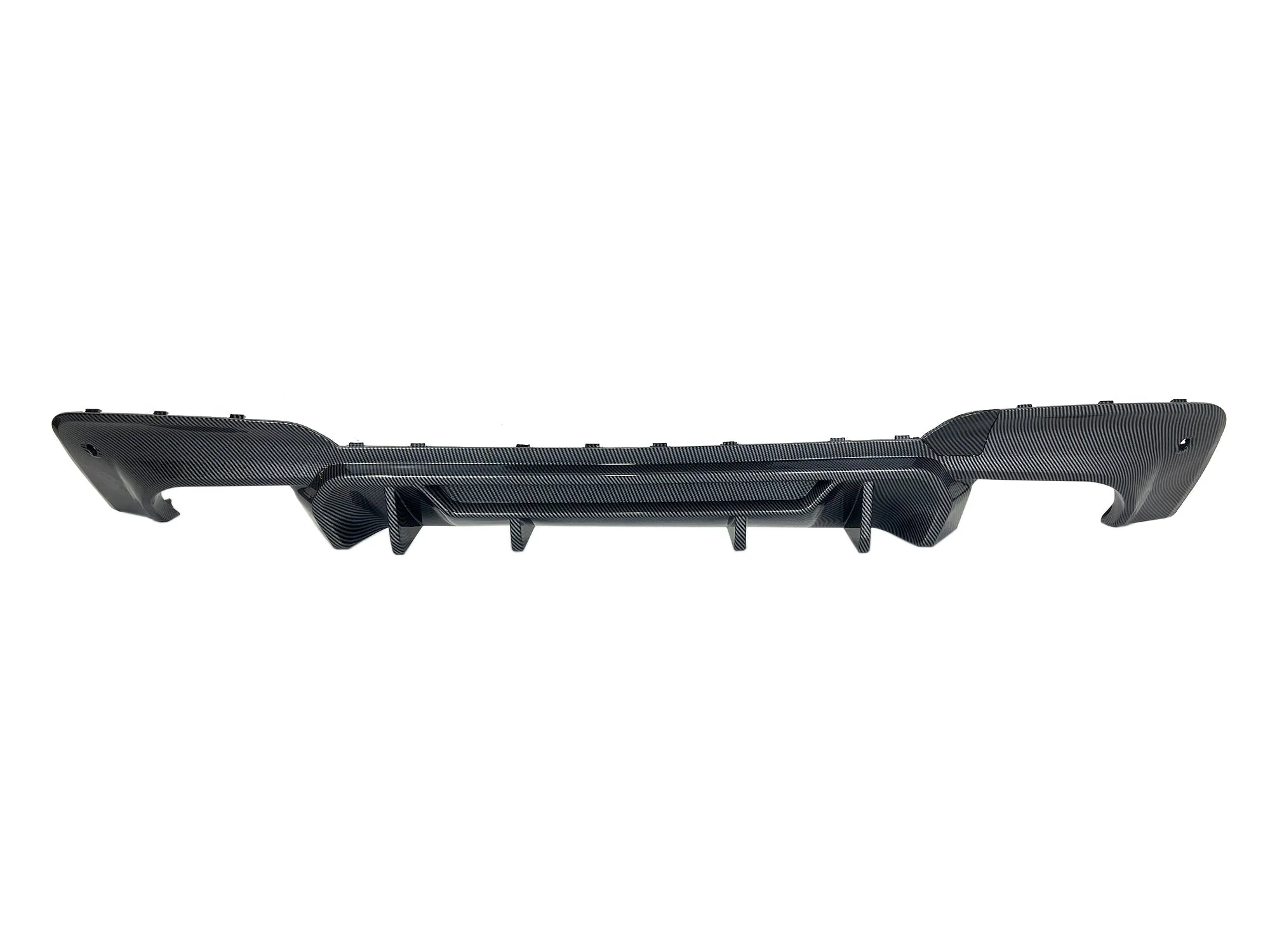 Carbon Look Rear Diffuser For BMW X3 G01 M40i M-Sport Bumper 2019-2021 - Image 4